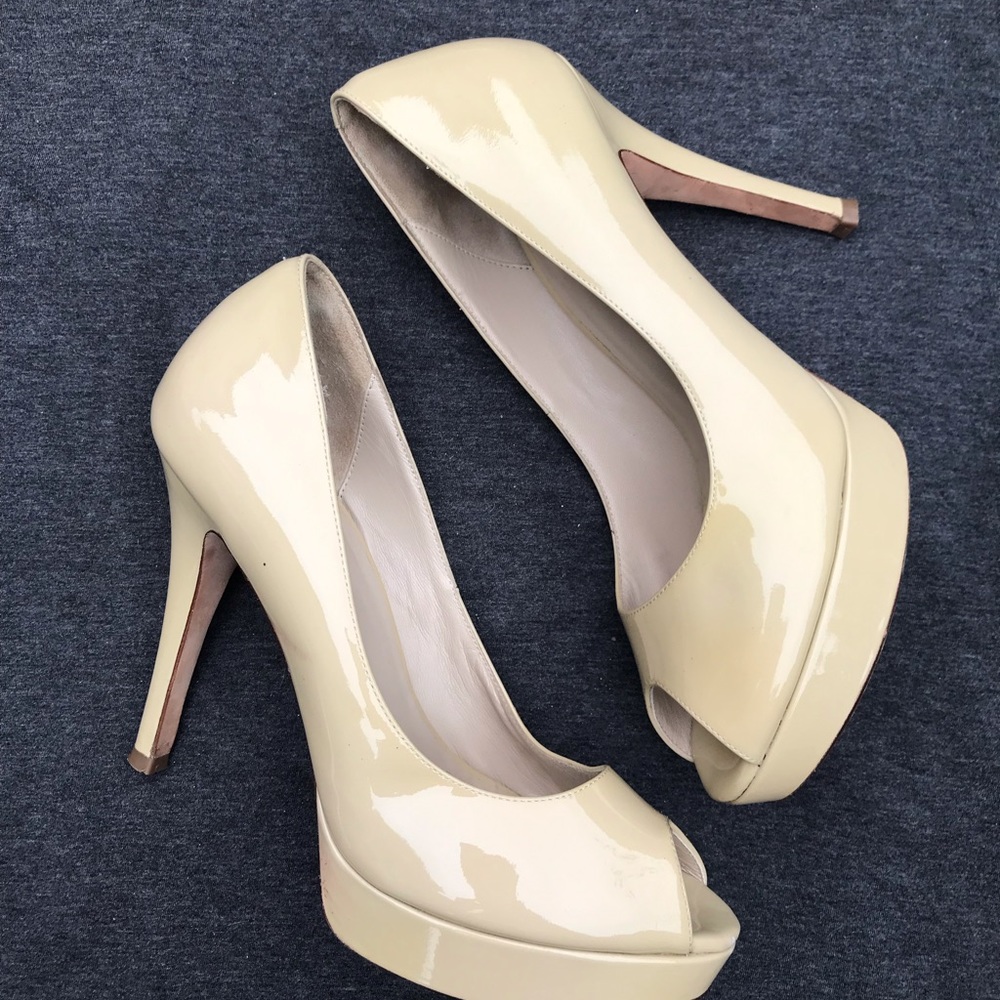 Cole Haan Nike Air Nude Peep Toe Pump